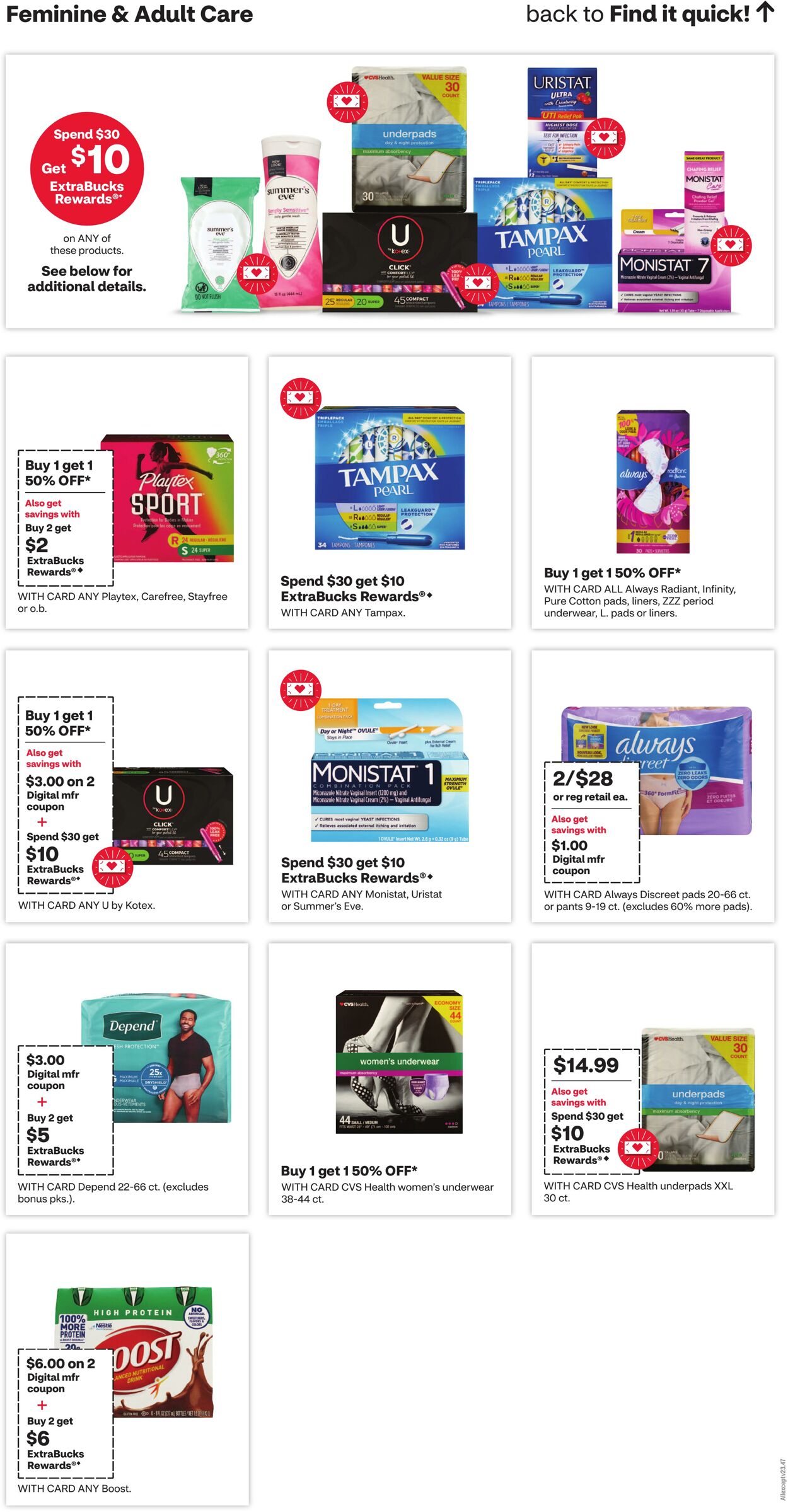 Weekly ad CVS Pharmacy 08/04/2024 - 08/10/2024