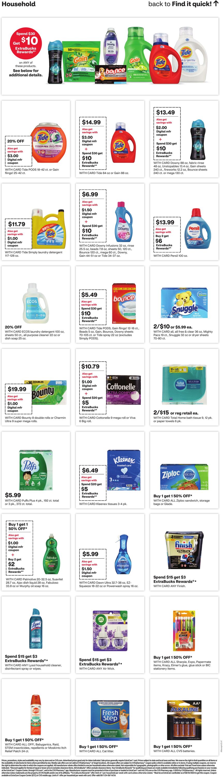 Weekly ad CVS Pharmacy 09/08/2024 - 09/14/2024