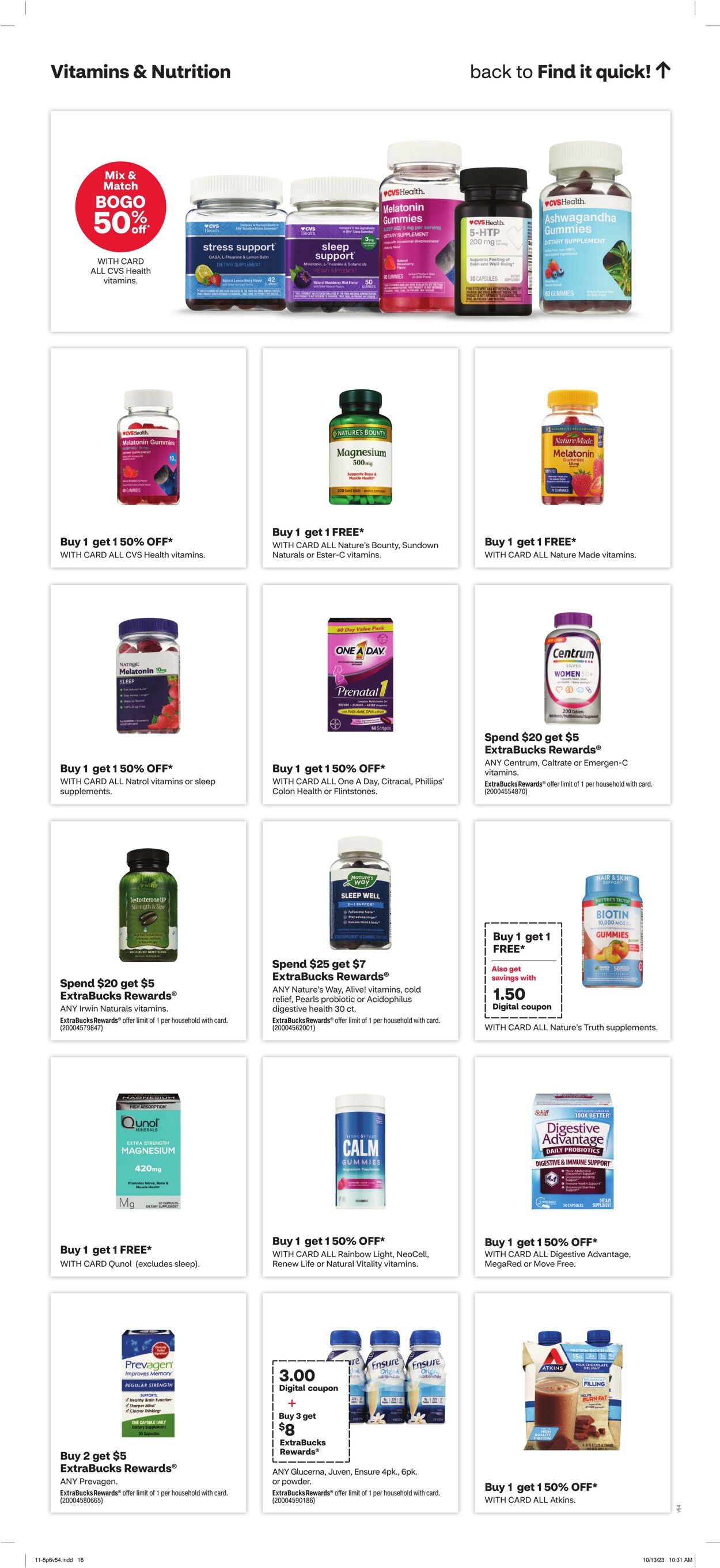 Weekly ad CVS Pharmacy 11/05/2023 - 11/11/2023