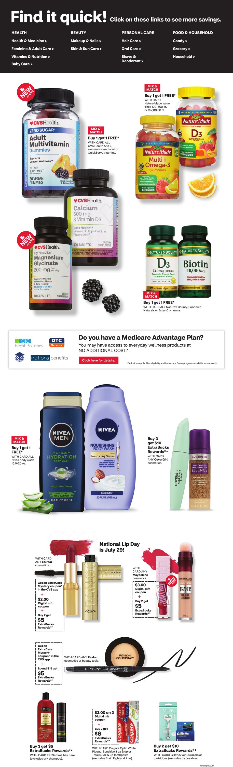 Weekly ad CVS Pharmacy 07/28/2024 - 08/03/2024