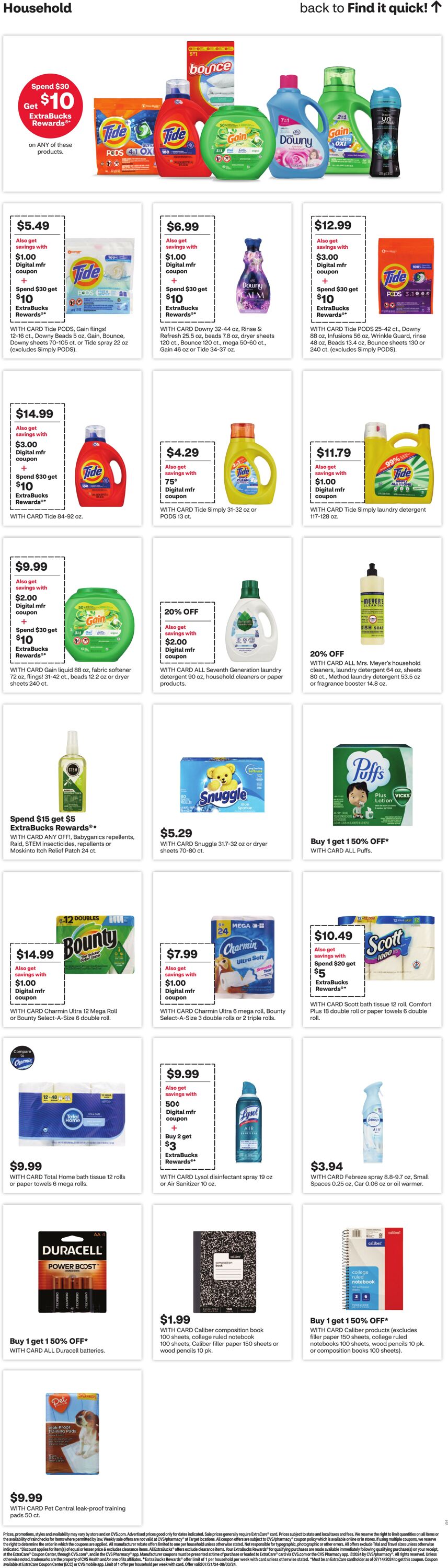 Weekly ad CVS Pharmacy 07/28/2024 - 08/03/2024