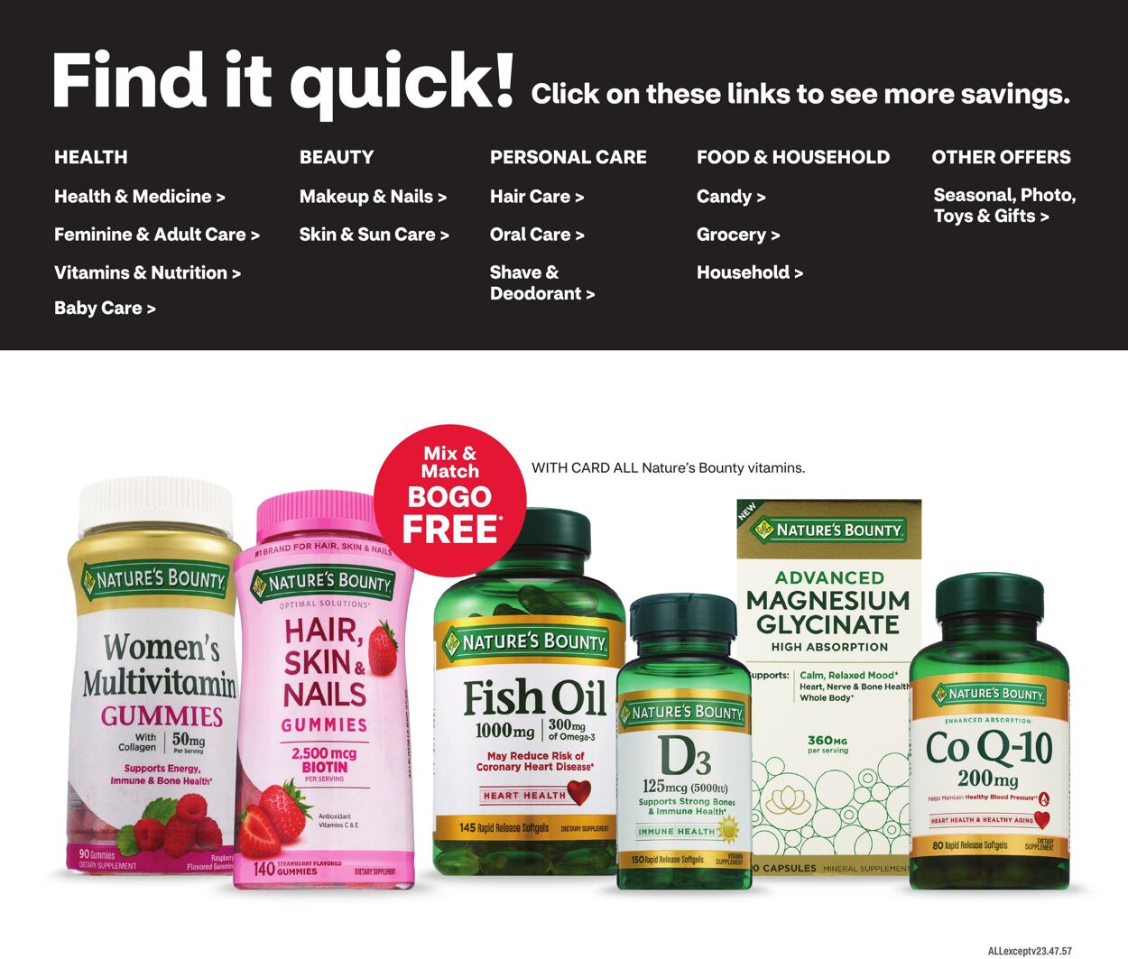 Weekly ad CVS Pharmacy 11/02/2025 - 11/08/2025