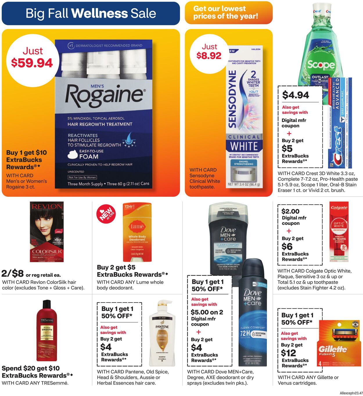 Weekly ad CVS Pharmacy 09/15/2024 - 09/21/2024