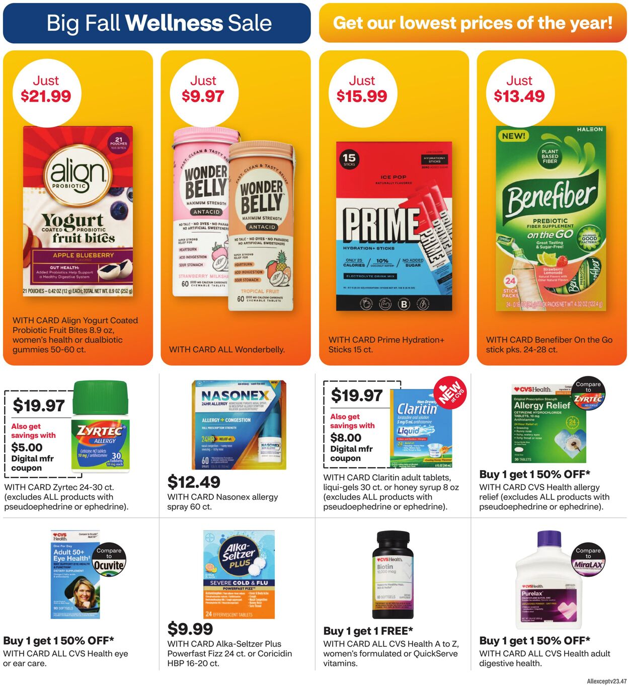 Weekly ad CVS Pharmacy 09/15/2024 - 09/21/2024