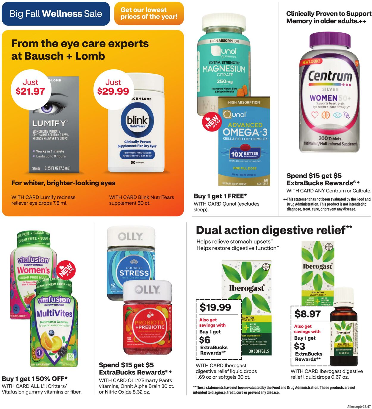 Weekly ad CVS Pharmacy 09/15/2024 - 09/21/2024