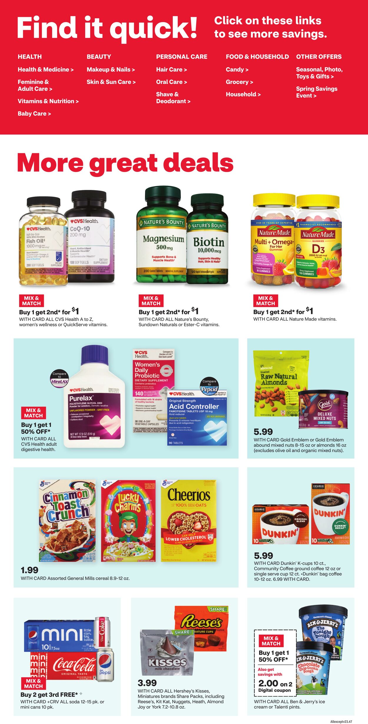 Weekly ad CVS Pharmacy 04/21/2024 - 04/27/2024