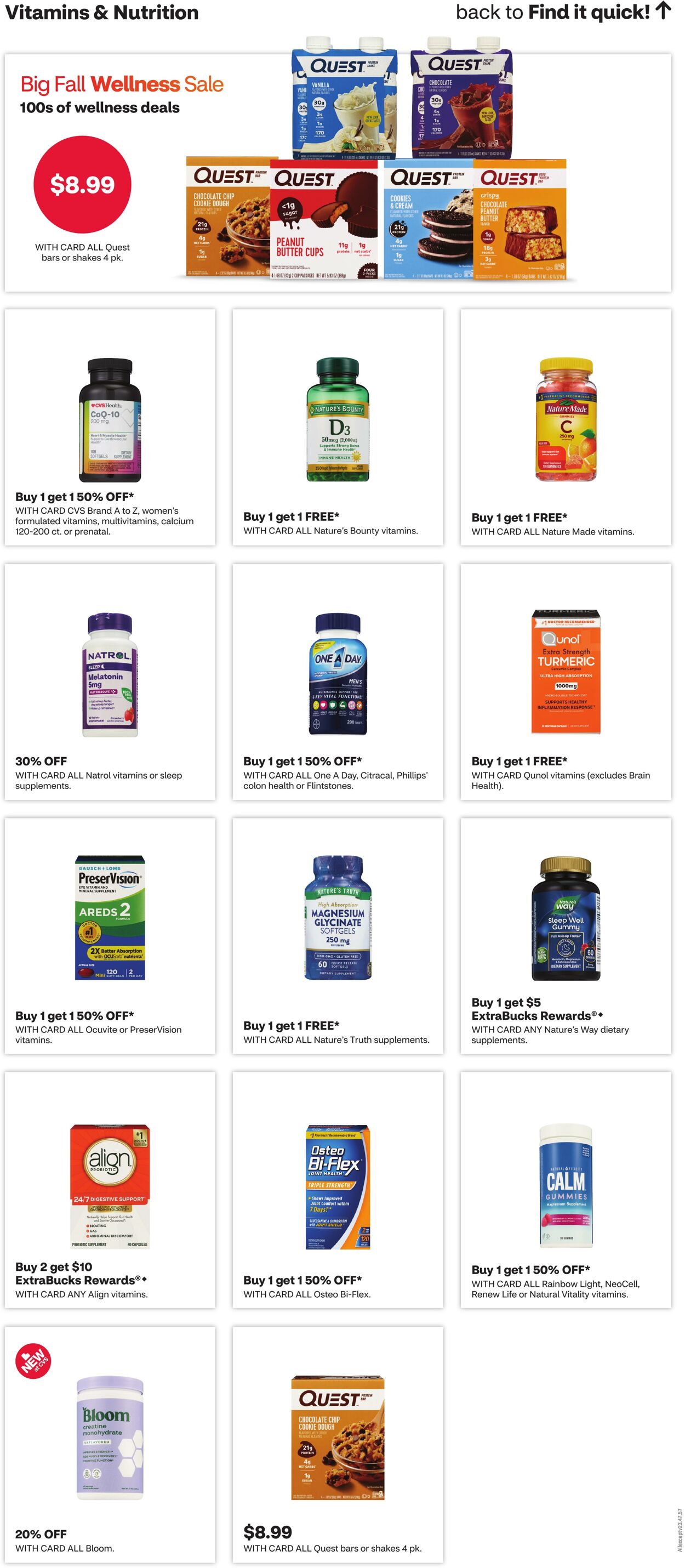 Weekly ad CVS Pharmacy 09/28/2025 - 10/04/2025