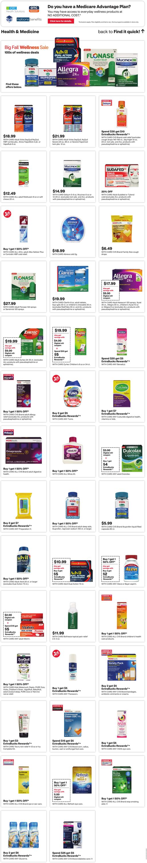 Weekly ad CVS Pharmacy 09/28/2025 - 10/04/2025
