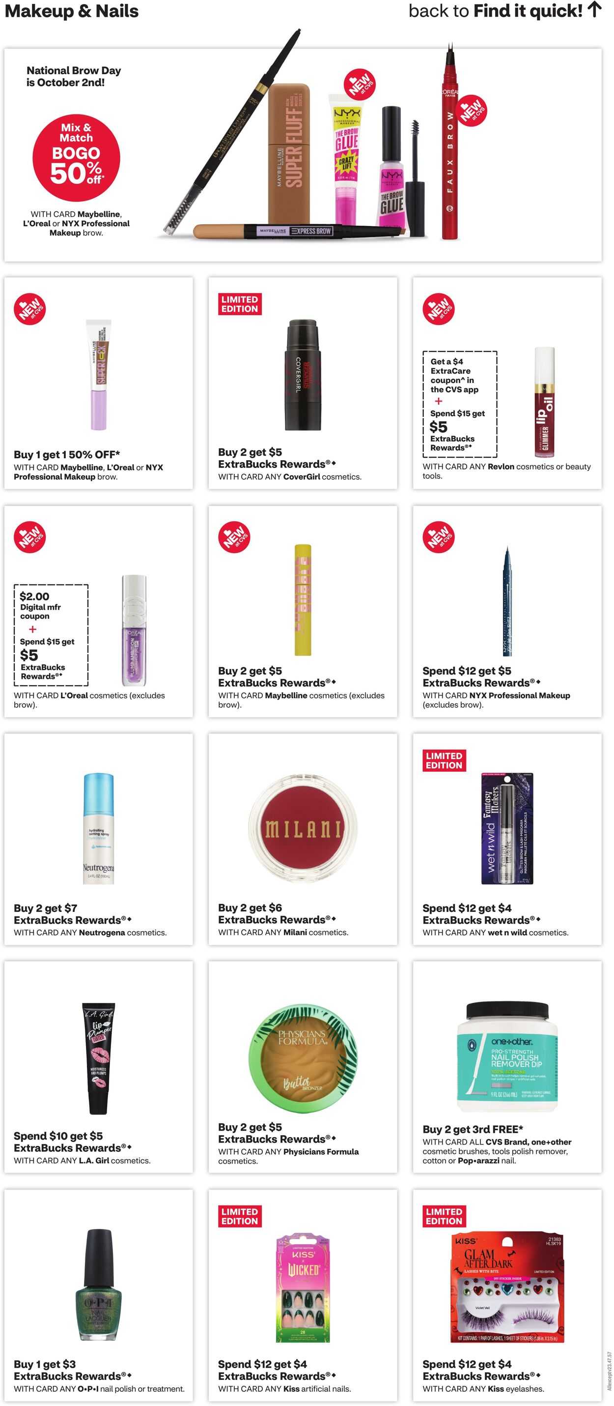 Weekly ad CVS Pharmacy 09/28/2025 - 10/04/2025