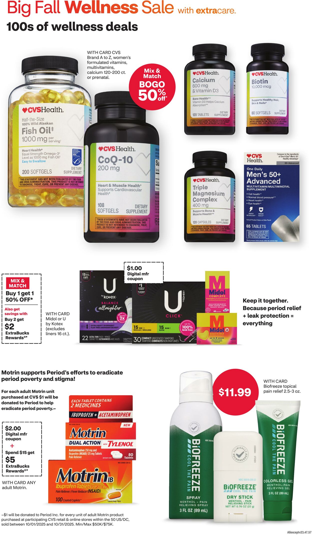 Weekly ad CVS Pharmacy 09/28/2025 - 10/04/2025