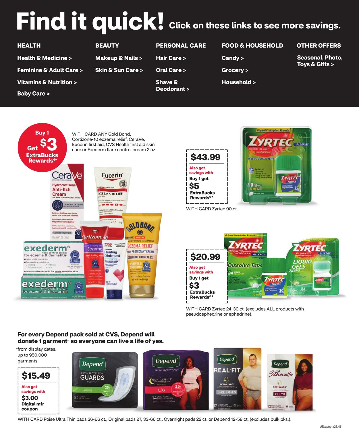 Weekly ad CVS Pharmacy 10/13/2024 - 10/19/2024