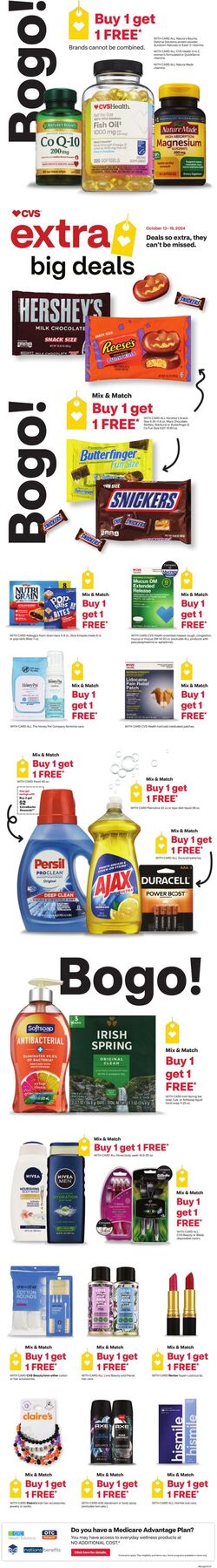 Weekly ad CVS Pharmacy 10/27/2024 - 11/02/2024