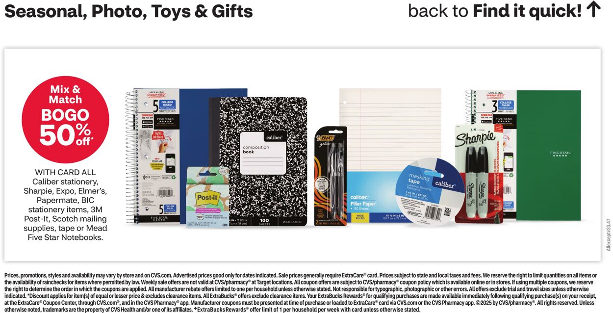 Weekly ad CVS Pharmacy 07/27/2025 - 08/02/2025