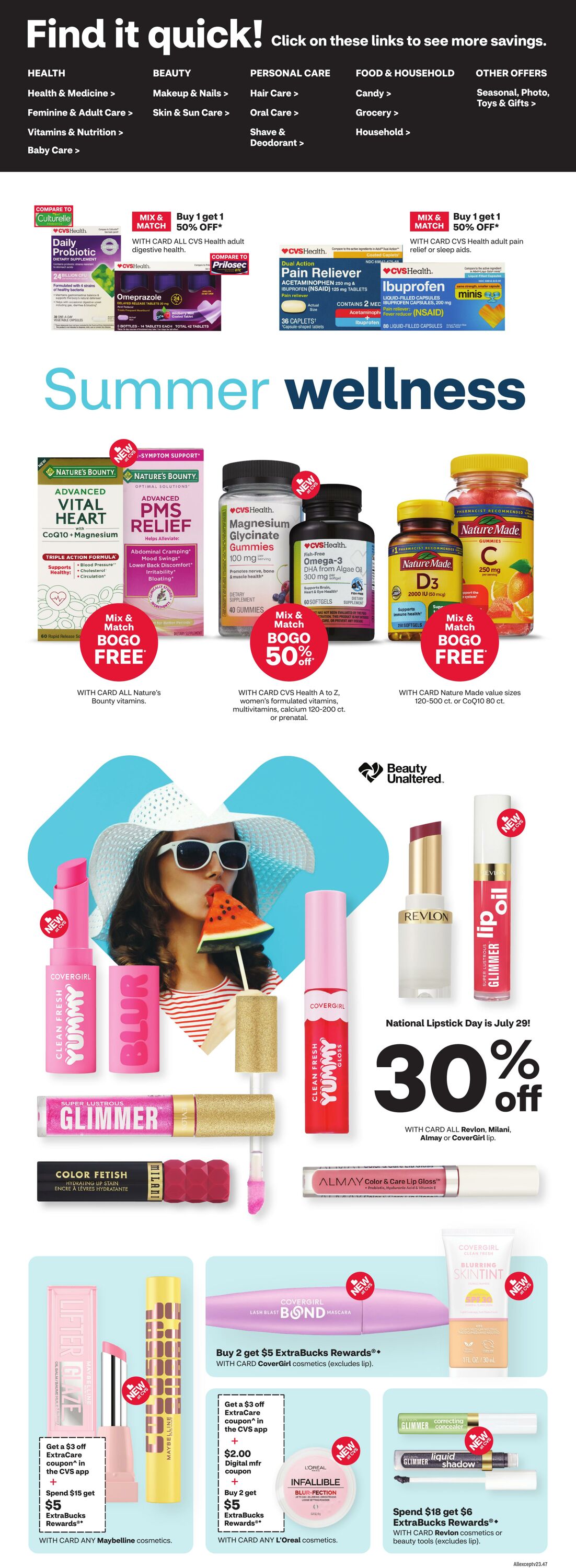 Weekly ad CVS Pharmacy 07/27/2025 - 08/02/2025