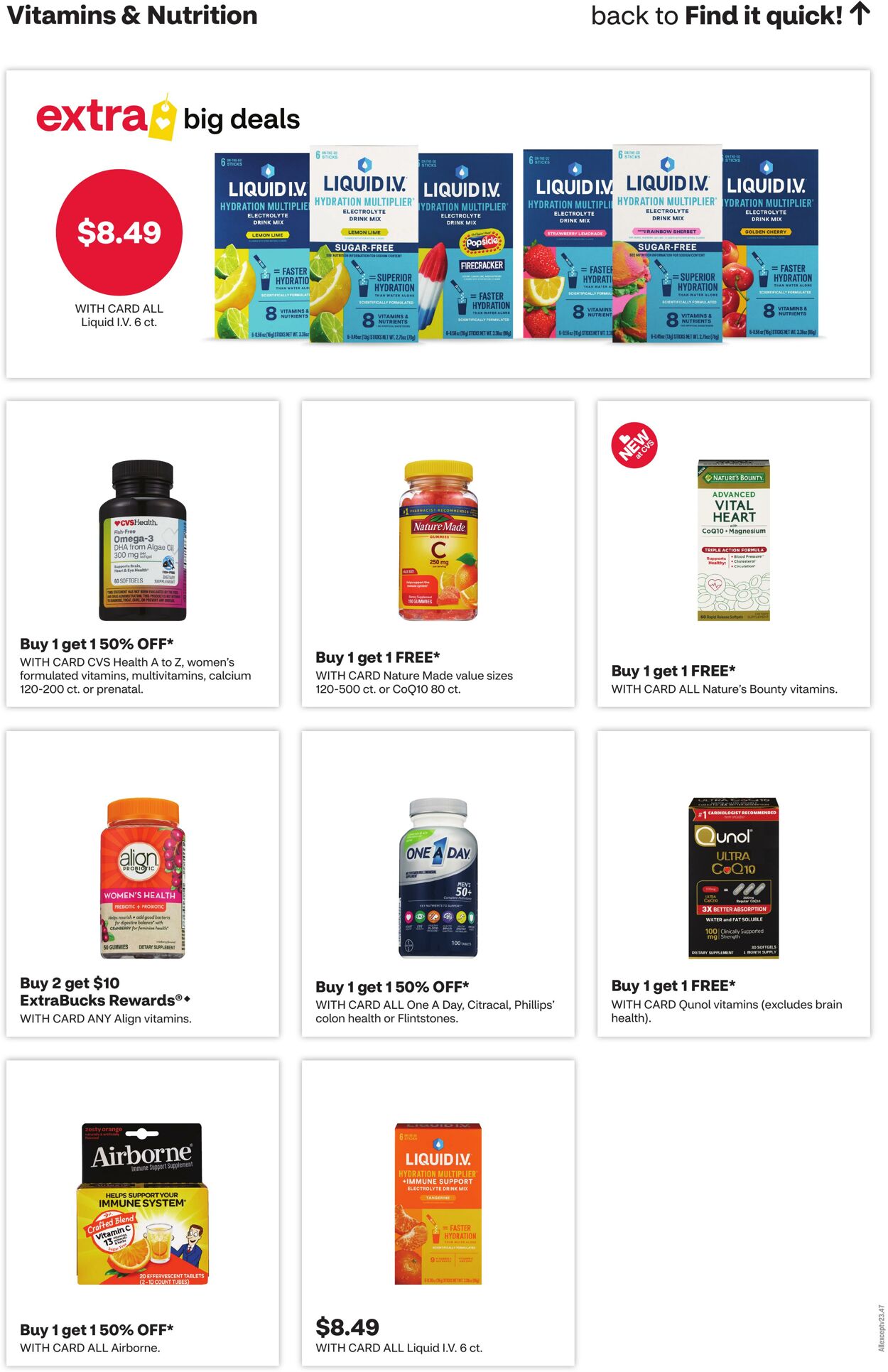Weekly ad CVS Pharmacy 07/27/2025 - 08/02/2025