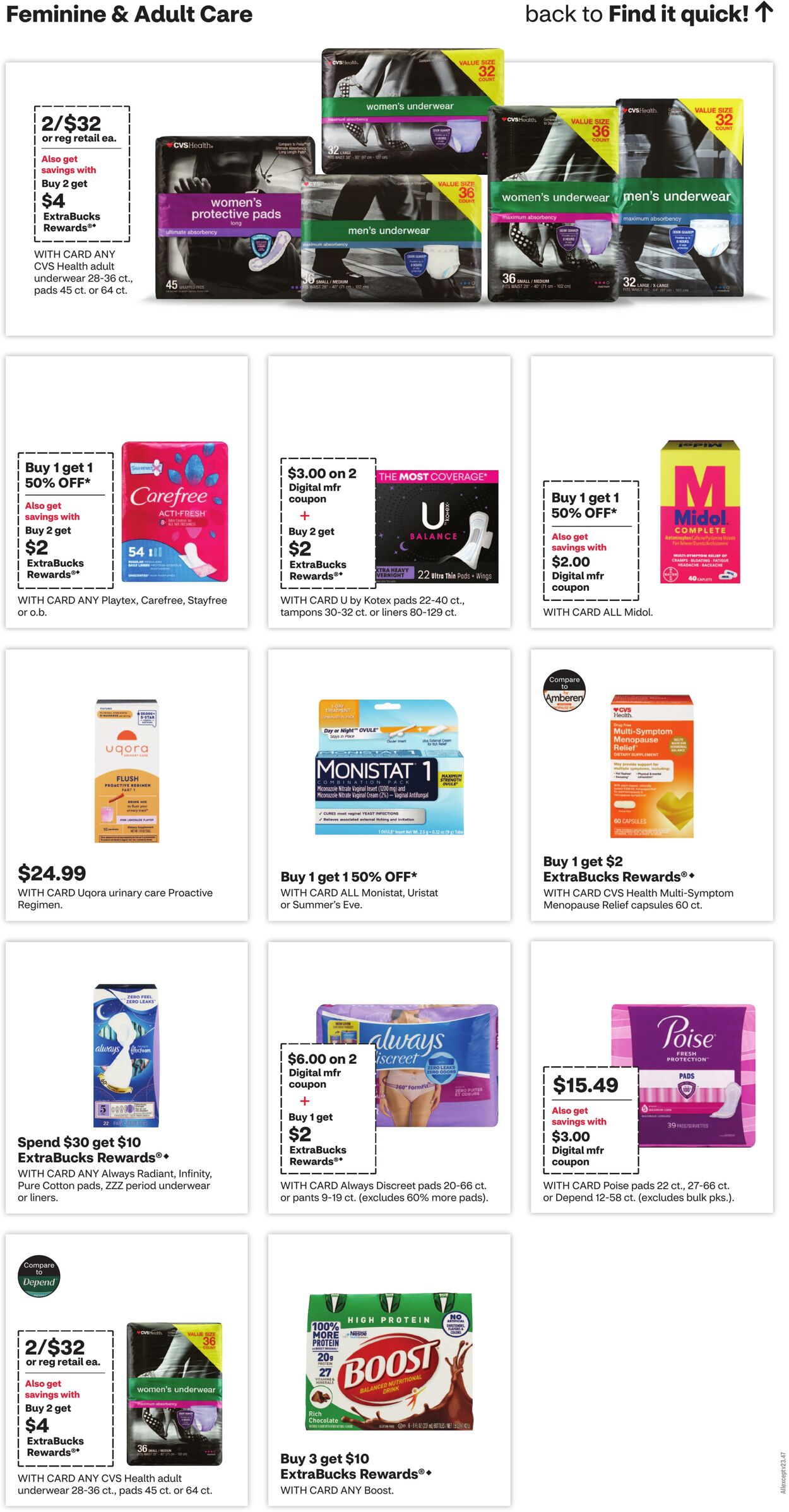 Weekly ad CVS Pharmacy 09/29/2024 - 10/05/2024