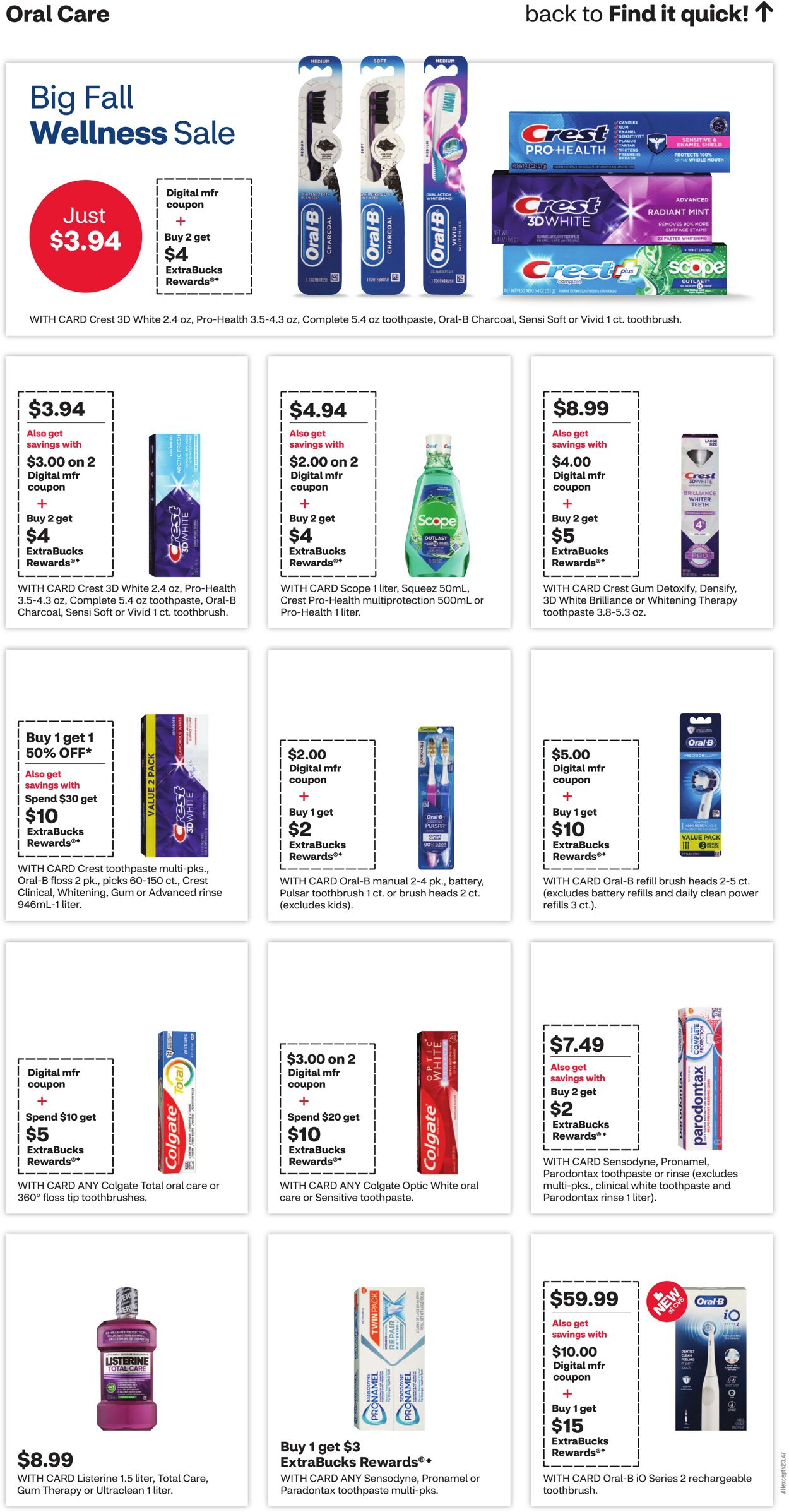 Weekly ad CVS Pharmacy 09/29/2024 - 10/05/2024