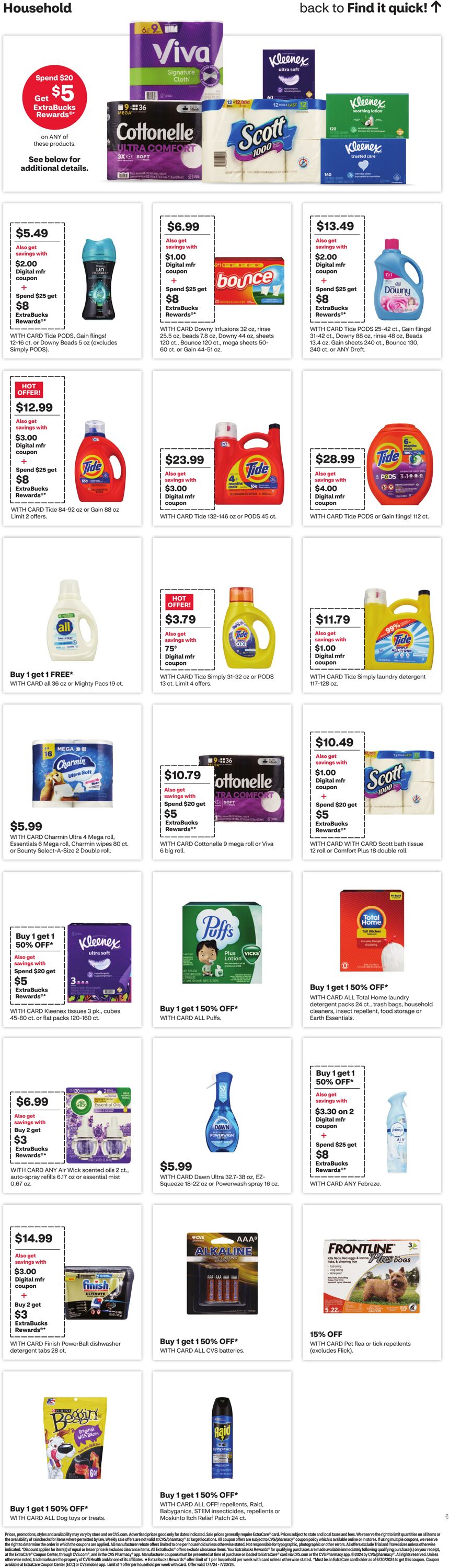 Weekly ad CVS Pharmacy 07/07/2024 - 07/13/2024