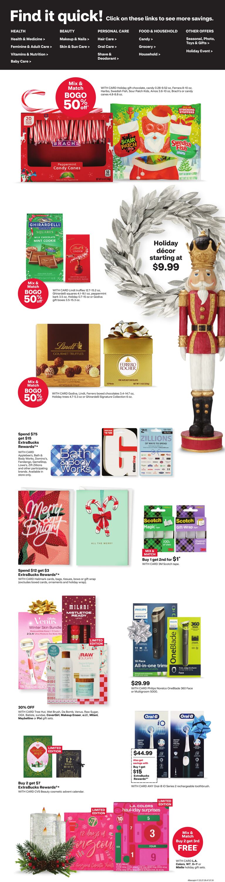 Weekly ad CVS Pharmacy 12/07/2025 - 12/13/2025