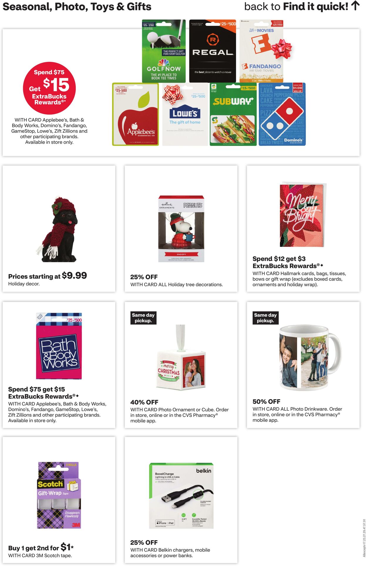 Weekly ad CVS Pharmacy 12/07/2025 - 12/13/2025