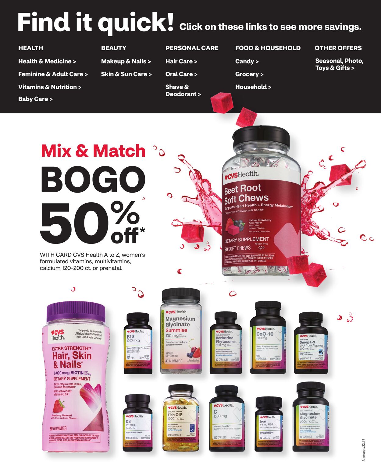 Weekly ad CVS Pharmacy 07/20/2025 - 07/26/2025
