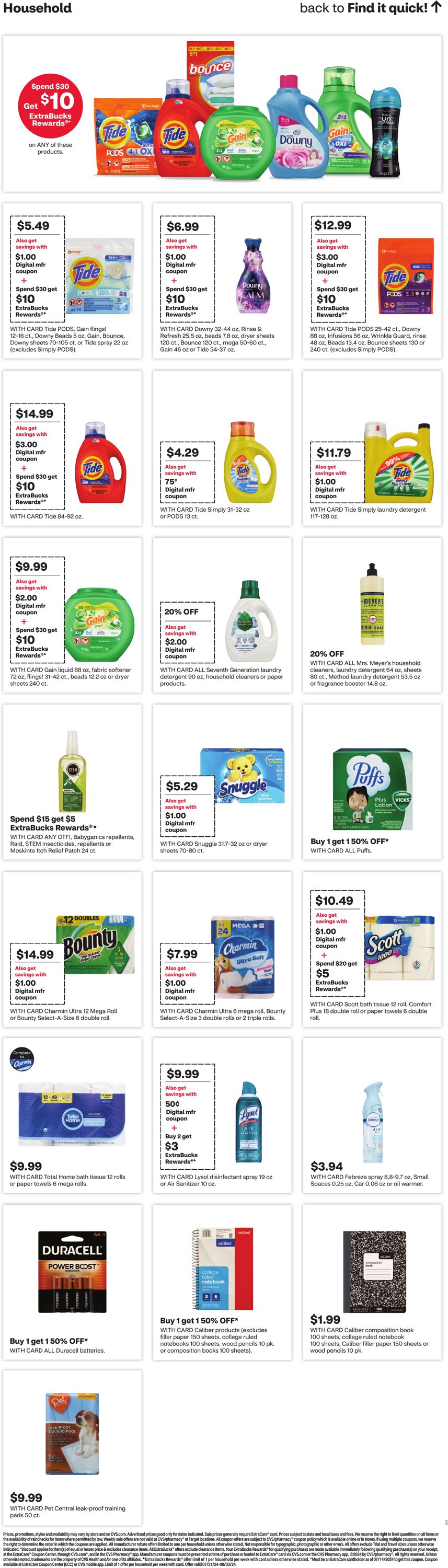 Weekly ad CVS Pharmacy 07/21/2024 - 07/27/2024