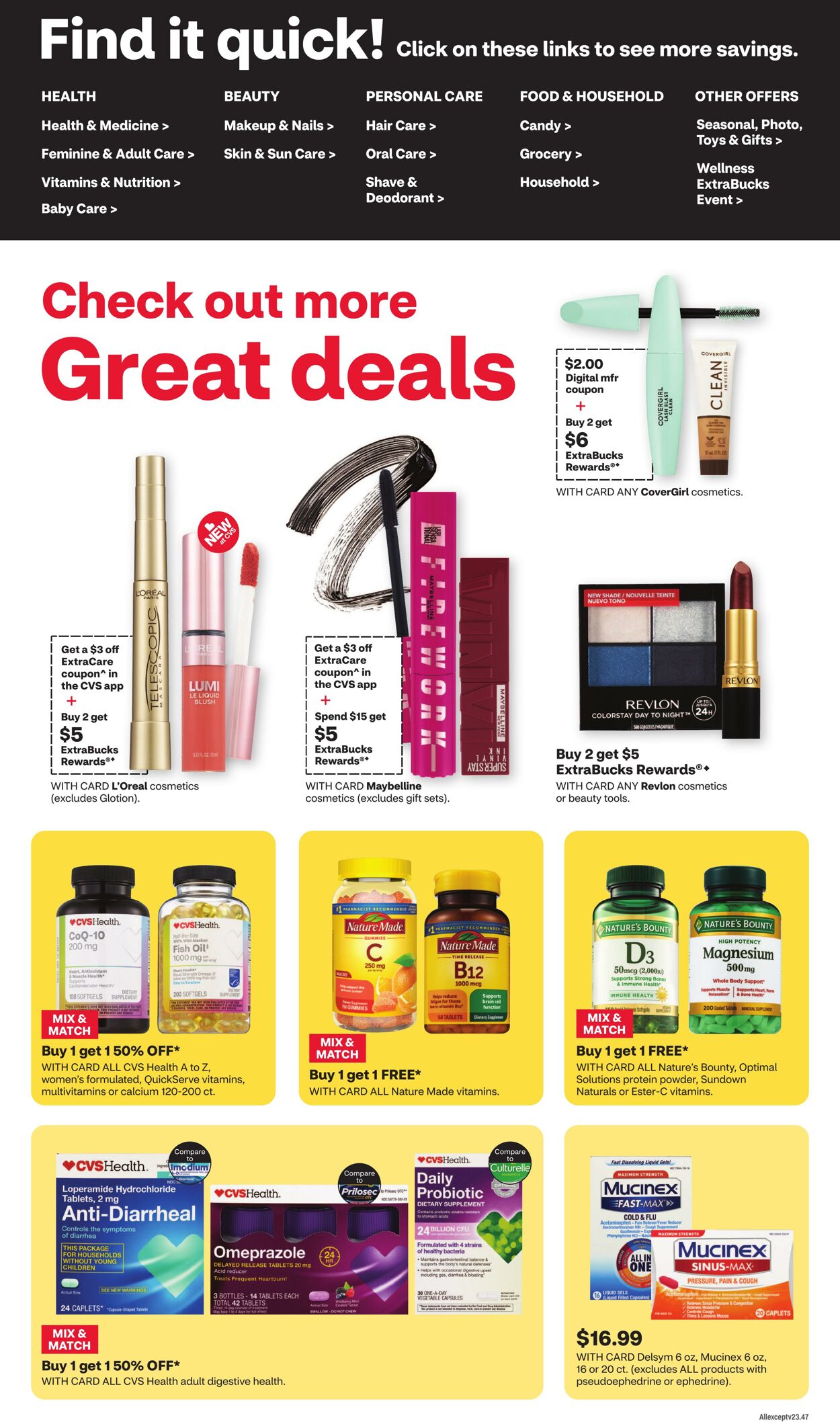 Weekly ad CVS Pharmacy 11/10/2024 - 11/16/2024