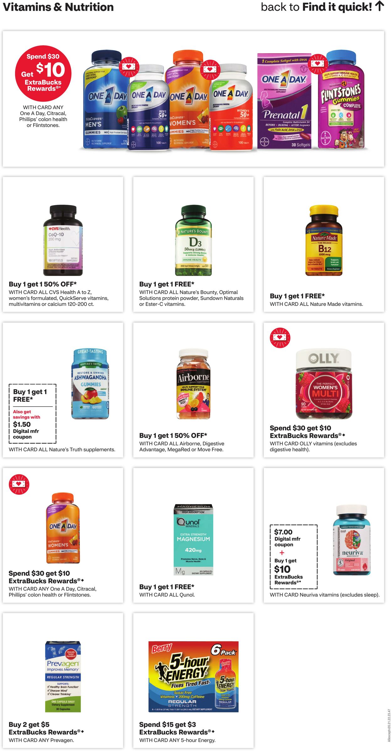 Weekly ad CVS Pharmacy 11/10/2024 - 11/16/2024