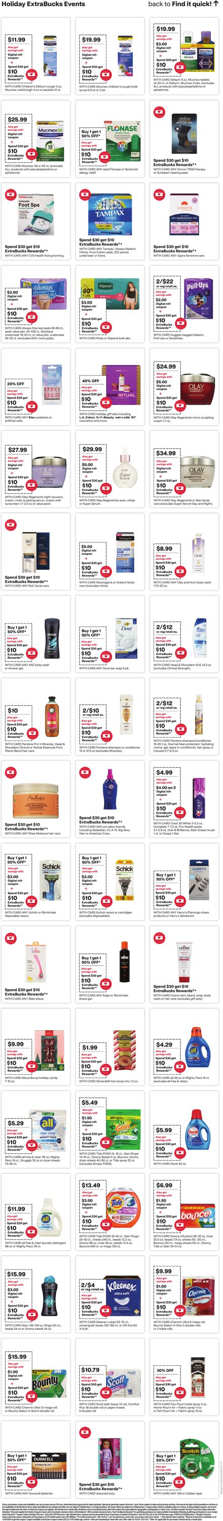 Weekly ad CVS Pharmacy 12/15/2024 - 12/21/2024