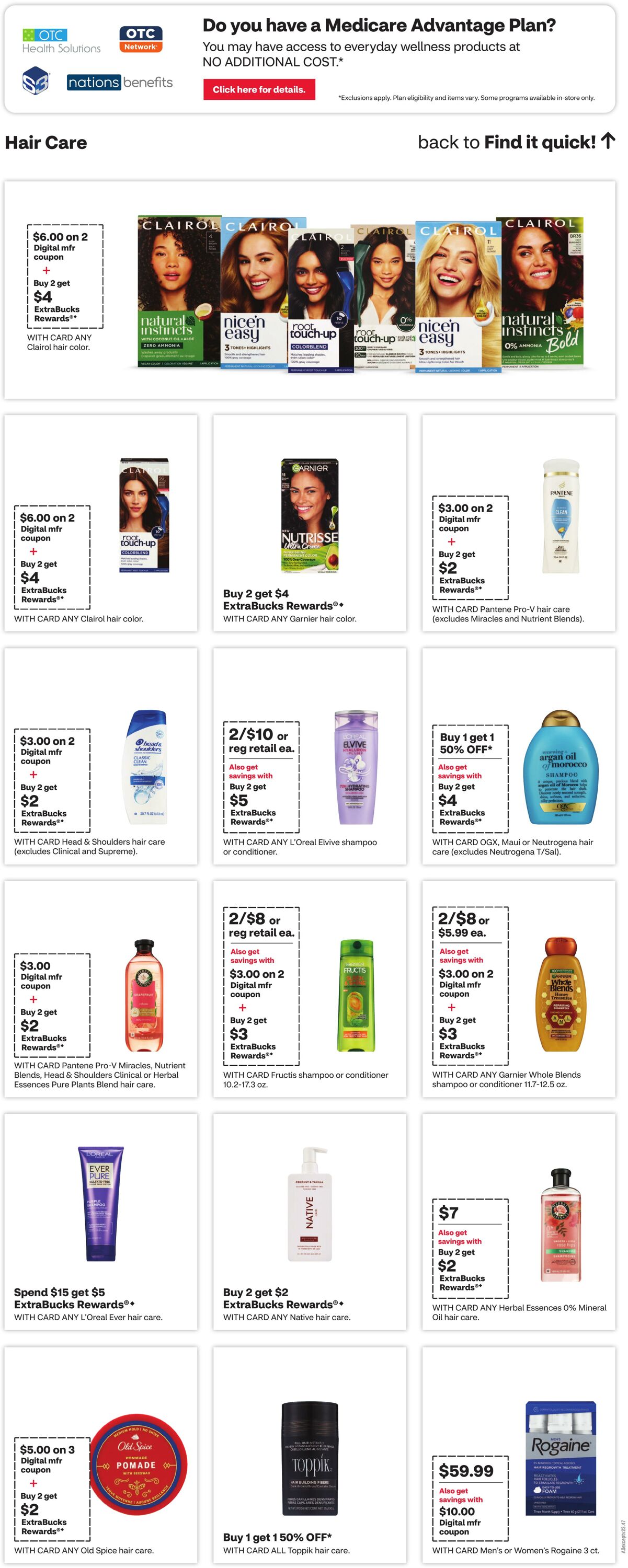 Weekly ad CVS Pharmacy 01/05/2025 - 01/11/2025