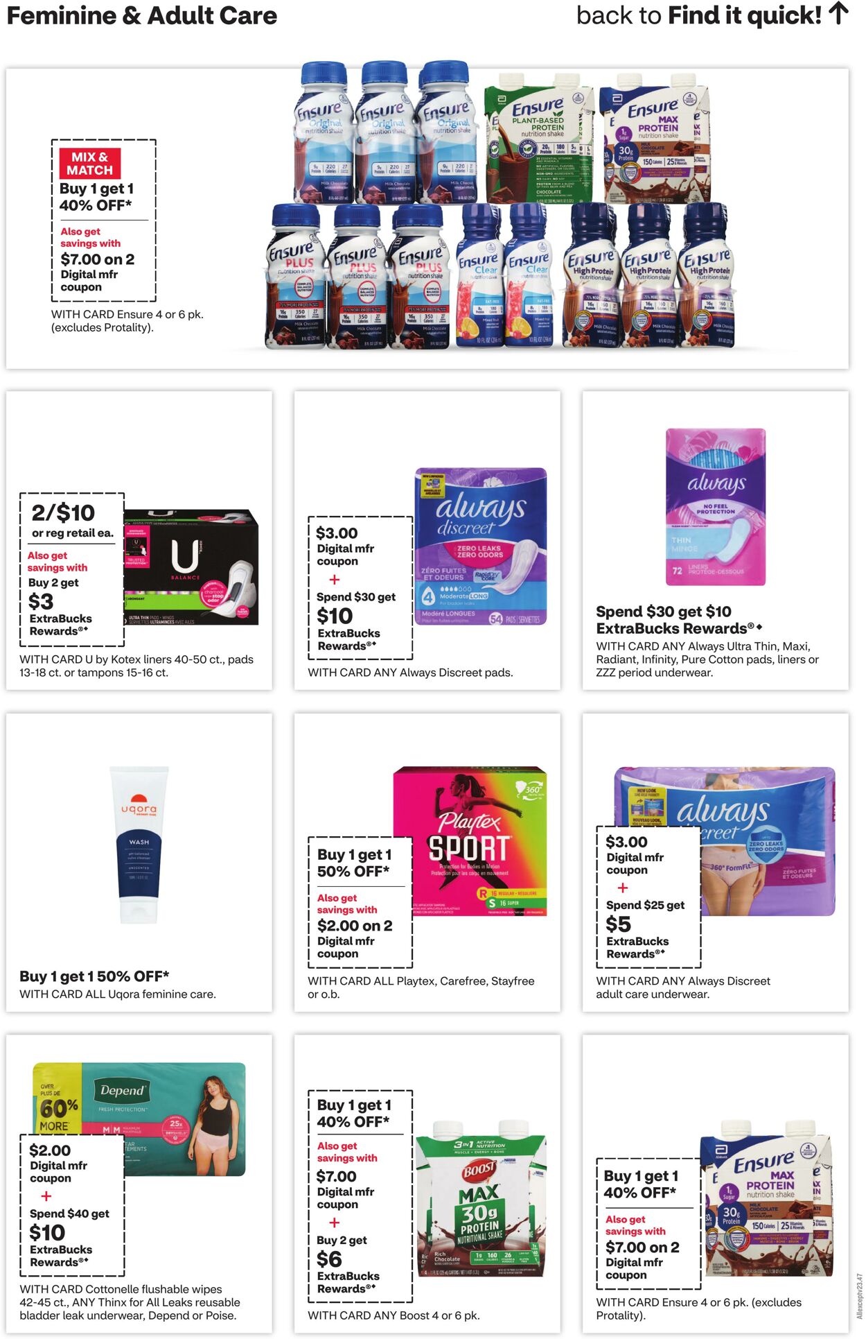 Weekly ad CVS Pharmacy 01/05/2025 - 01/11/2025