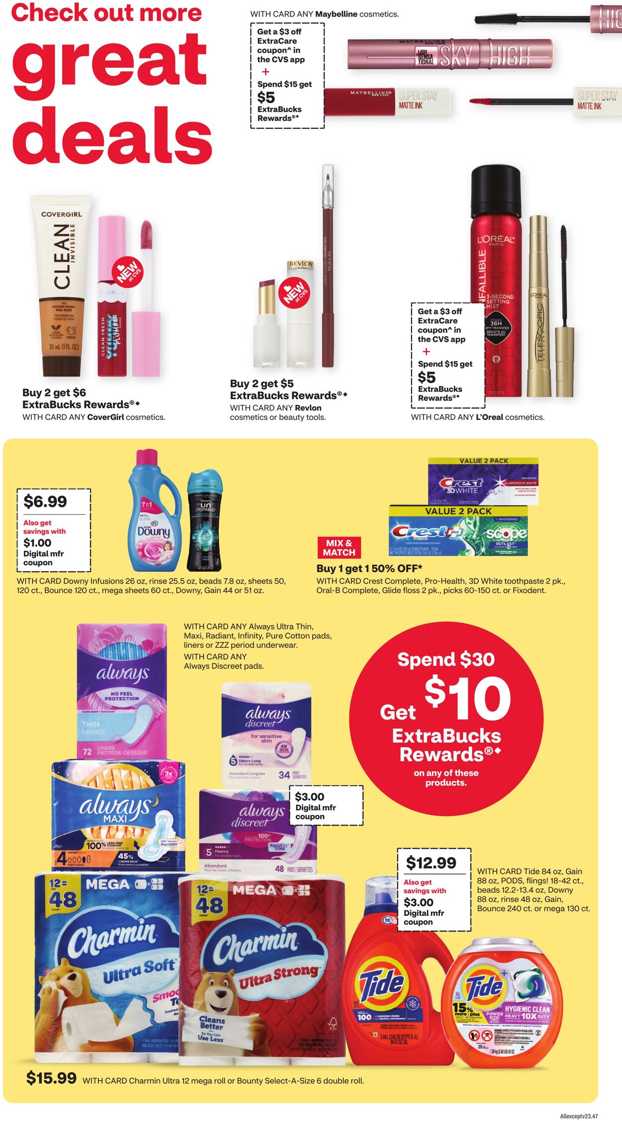 Weekly ad CVS Pharmacy 01/05/2025 - 01/11/2025