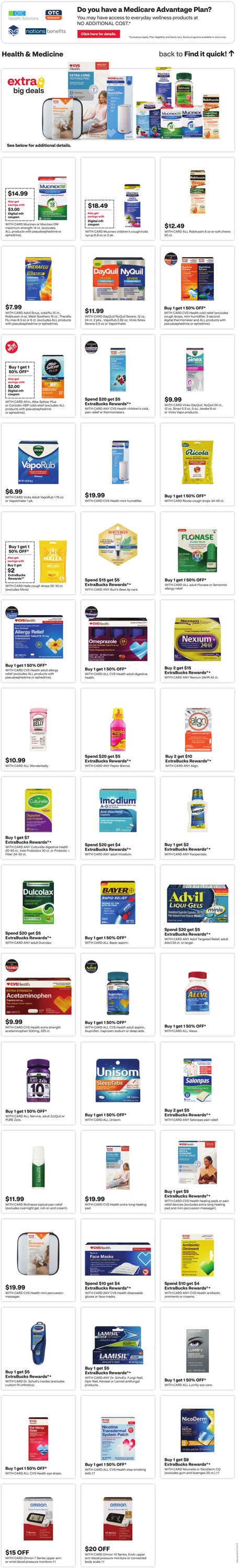 Weekly ad CVS Pharmacy 12/01/2024 - 12/07/2024