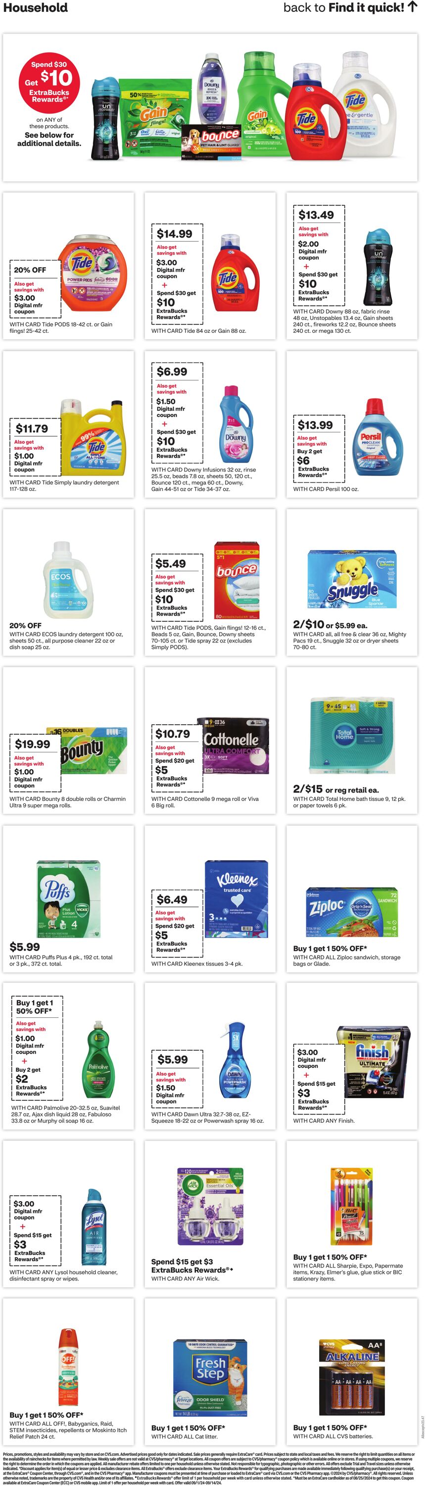 Weekly ad CVS Pharmacy 09/01/2024 - 09/07/2024