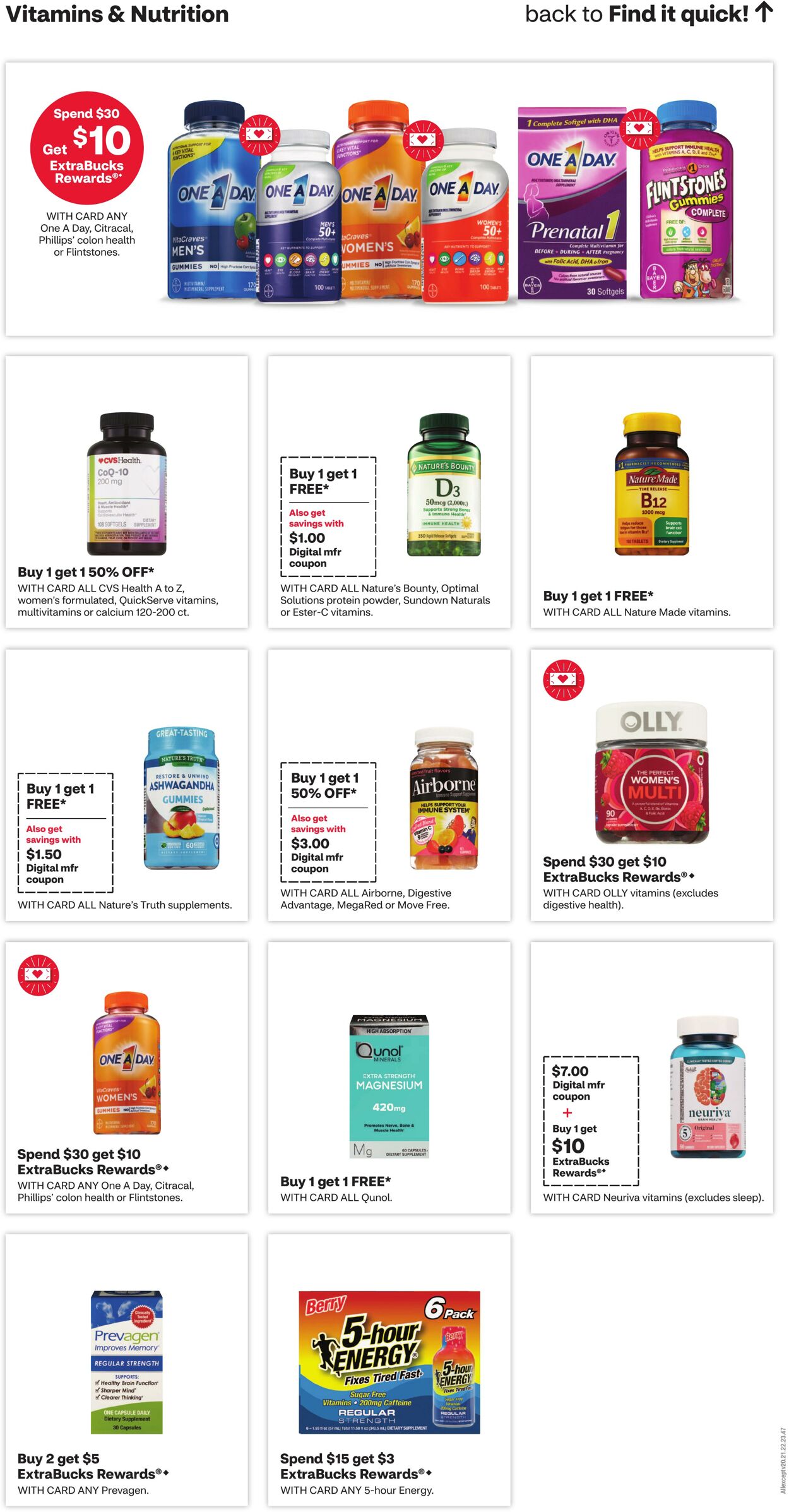 Weekly ad CVS Pharmacy 11/03/2024 - 11/09/2024