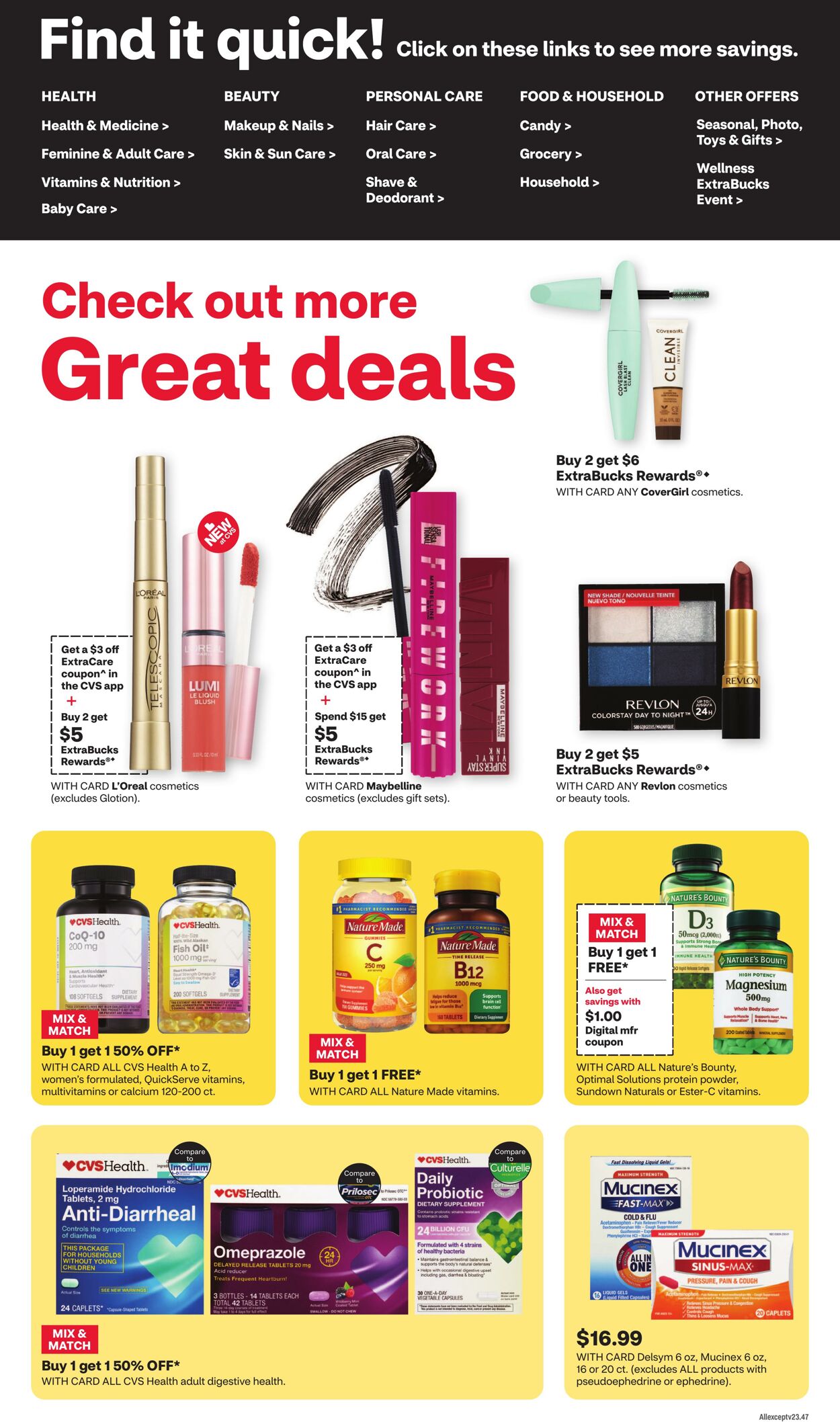 Weekly ad CVS Pharmacy 11/03/2024 - 11/09/2024