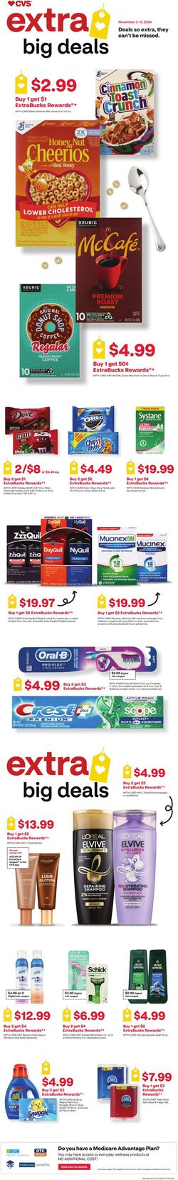 Weekly ad CVS Pharmacy 10/29/2023 - 11/04/2023