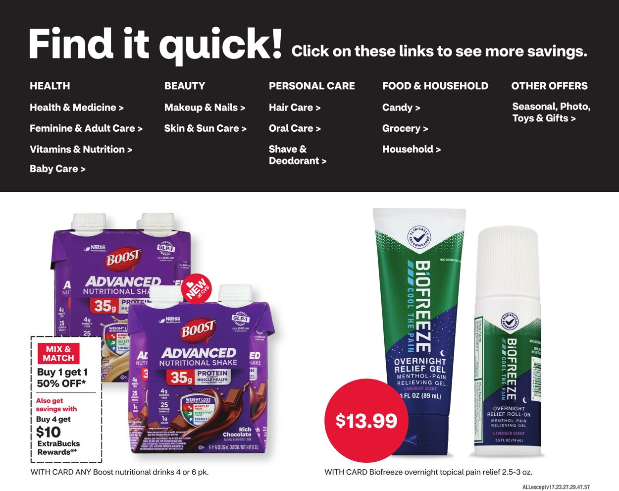 Weekly ad CVS Pharmacy 10/26/2025 - 11/01/2025