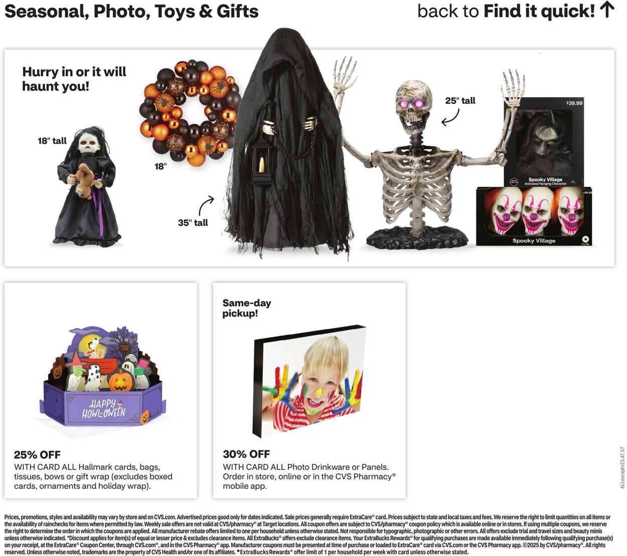 Weekly ad CVS Pharmacy 10/26/2025 - 11/01/2025
