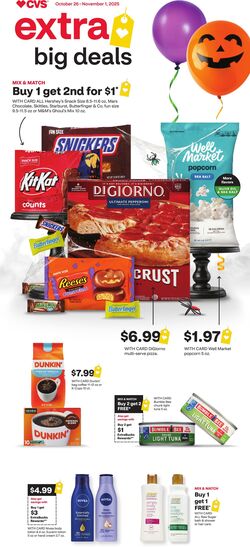 Weekly ad CVS Pharmacy 10/26/2025 - 11/01/2025