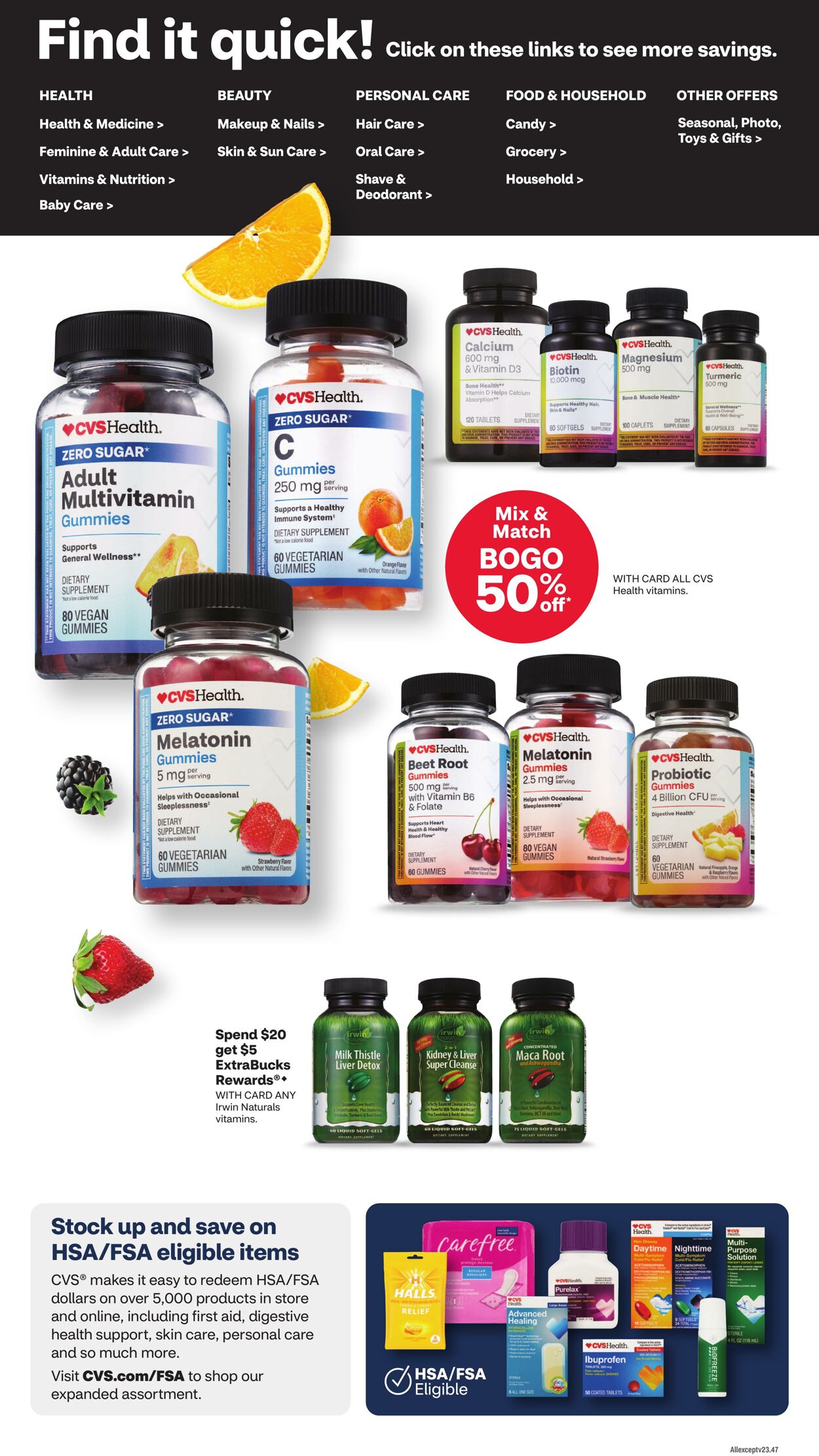 Weekly ad CVS Pharmacy 11/17/2024 - 11/23/2024