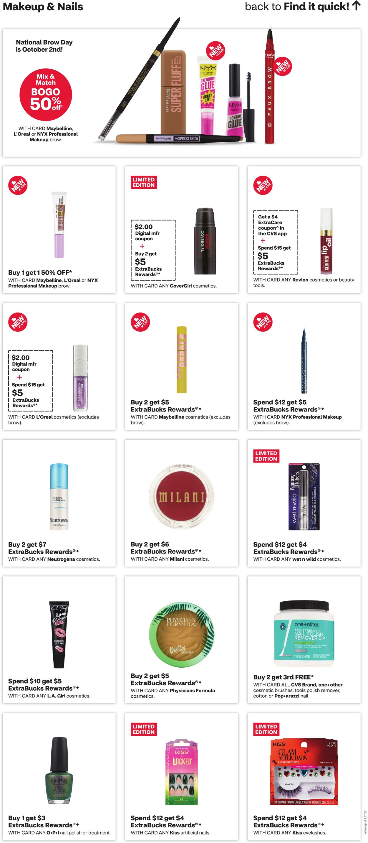 Weekly ad CVS Pharmacy 10/05/2025 - 10/11/2025