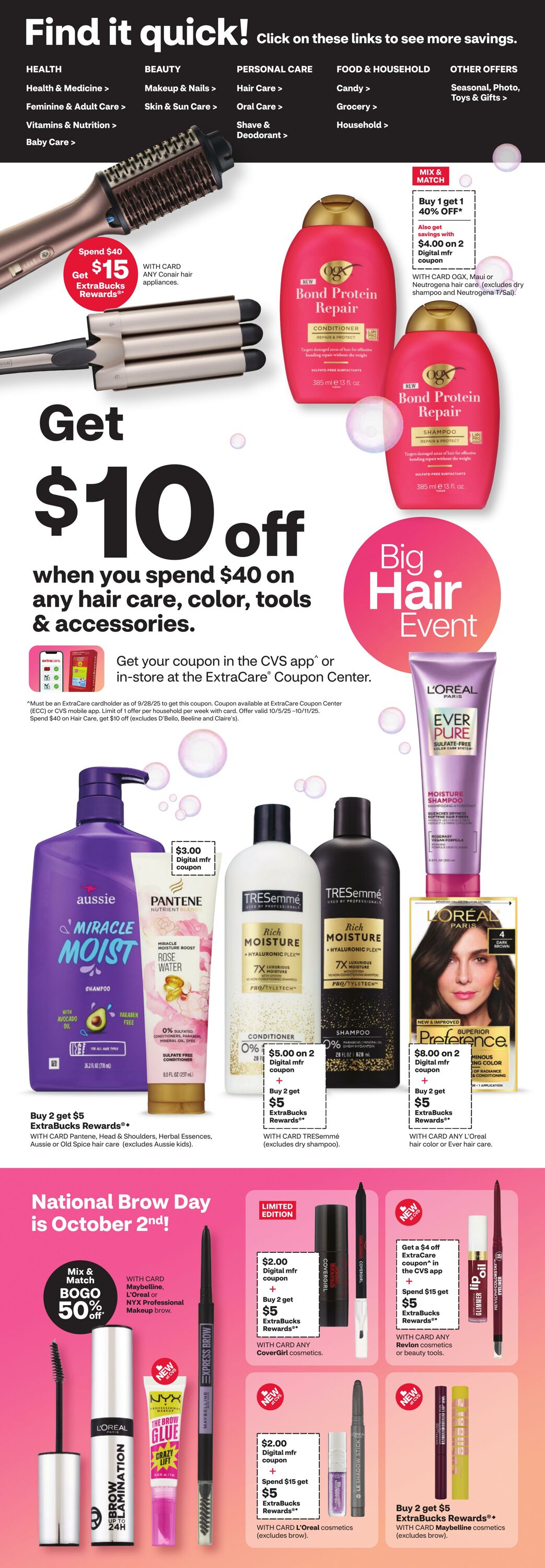 Weekly ad CVS Pharmacy 10/05/2025 - 10/11/2025