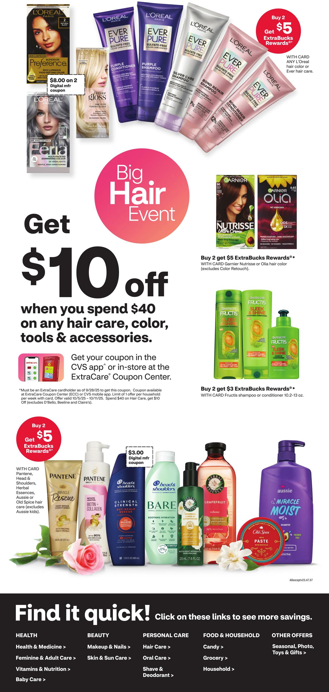 Weekly ad CVS Pharmacy 10/05/2025 - 10/11/2025