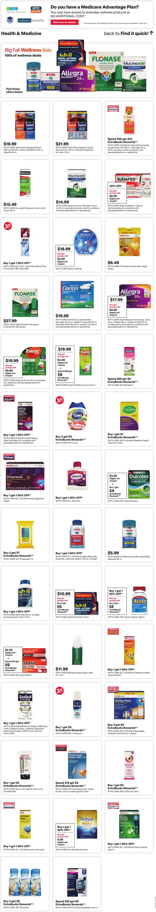 Weekly ad CVS Pharmacy 10/05/2025 - 10/11/2025
