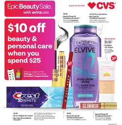Weekly ad CVS Pharmacy 08/24/2025 - 08/30/2025