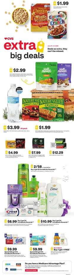 Weekly ad CVS Pharmacy 06/15/2025 - 06/21/2025
