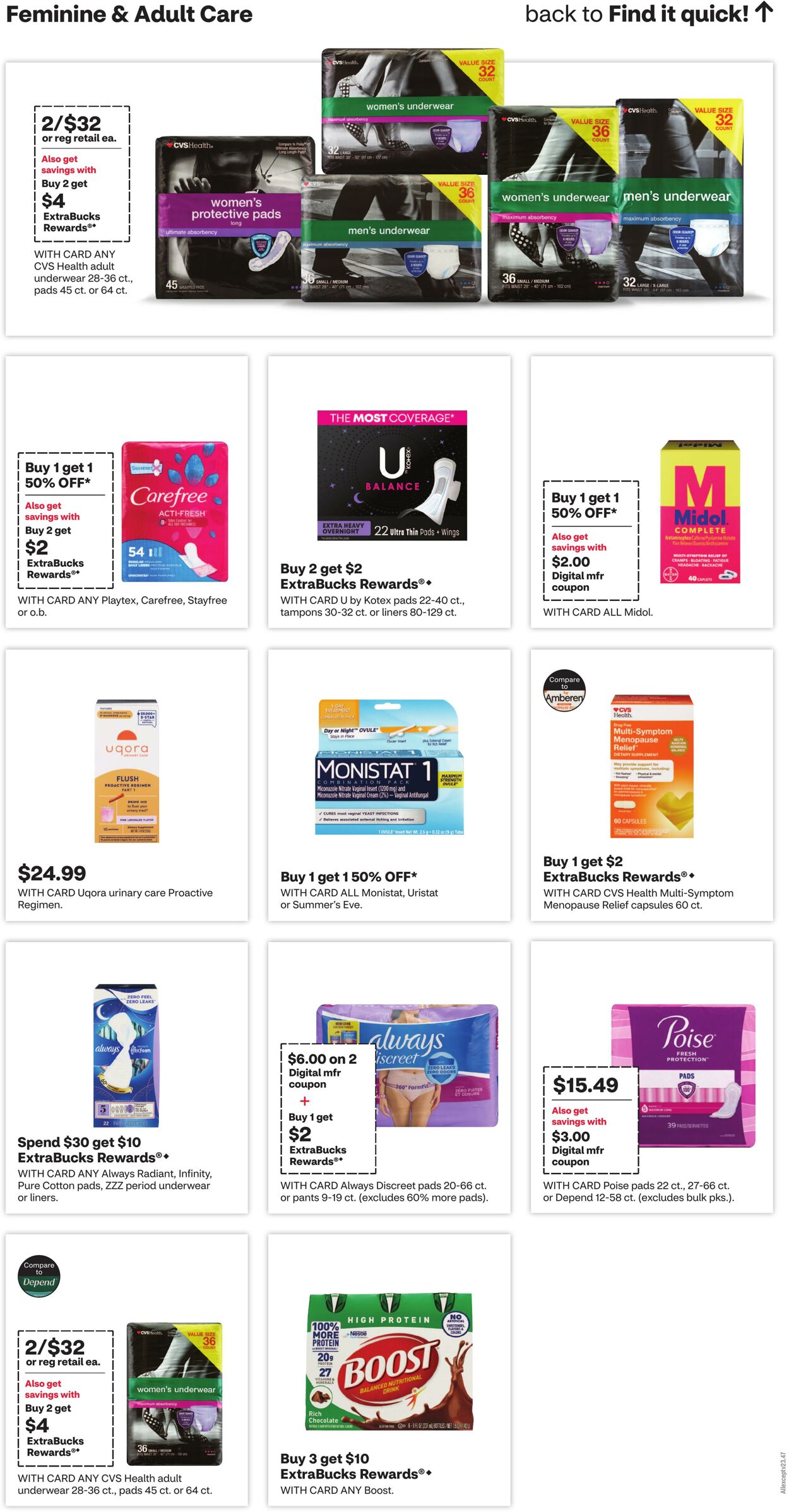 Weekly ad CVS Pharmacy 10/06/2024 - 10/12/2024