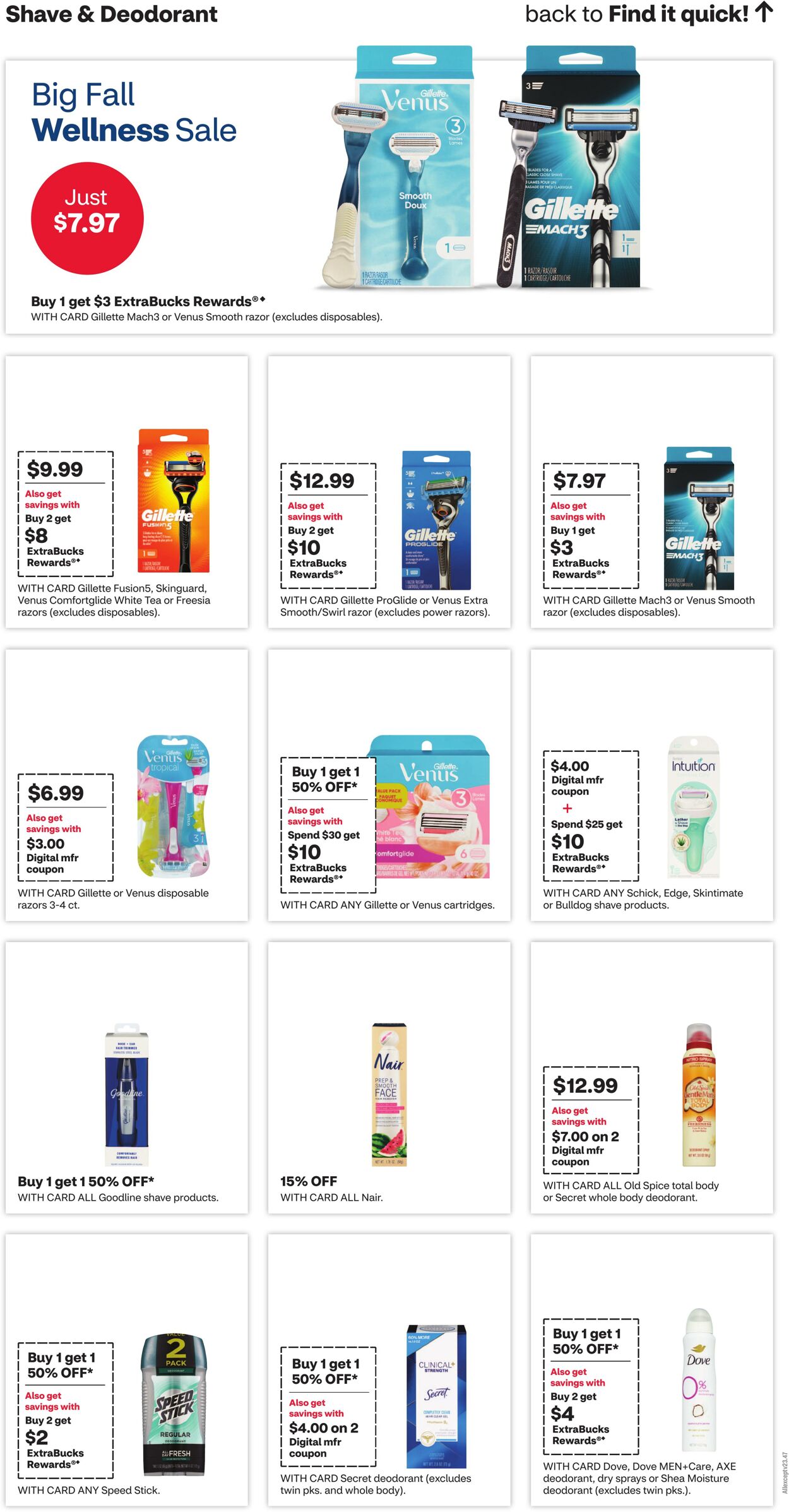 Weekly ad CVS Pharmacy 10/06/2024 - 10/12/2024