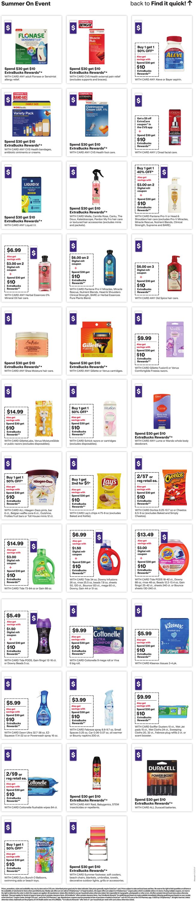 Weekly ad CVS Pharmacy 06/01/2025 - 06/07/2025
